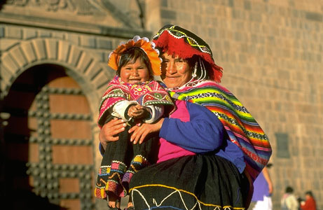 Woman with Child, Cusco