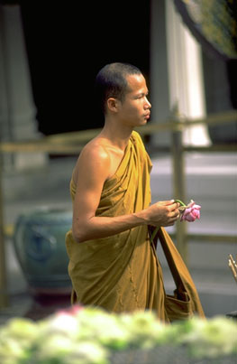 Buddhist Monk, Grand Palace, Bangkok