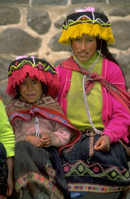 Girls Pisac Market